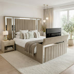 Panel Mirror Tv Bed
