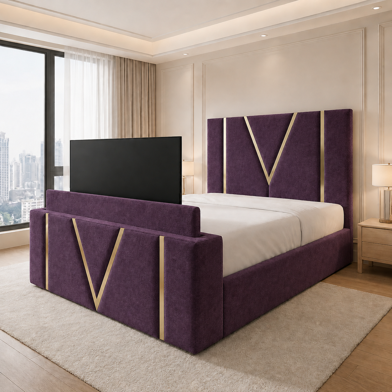 Purple Chenille