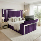 Panel Mirror Tv Bed
