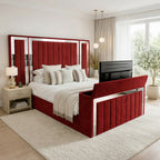 Panel Mirror Tv Bed