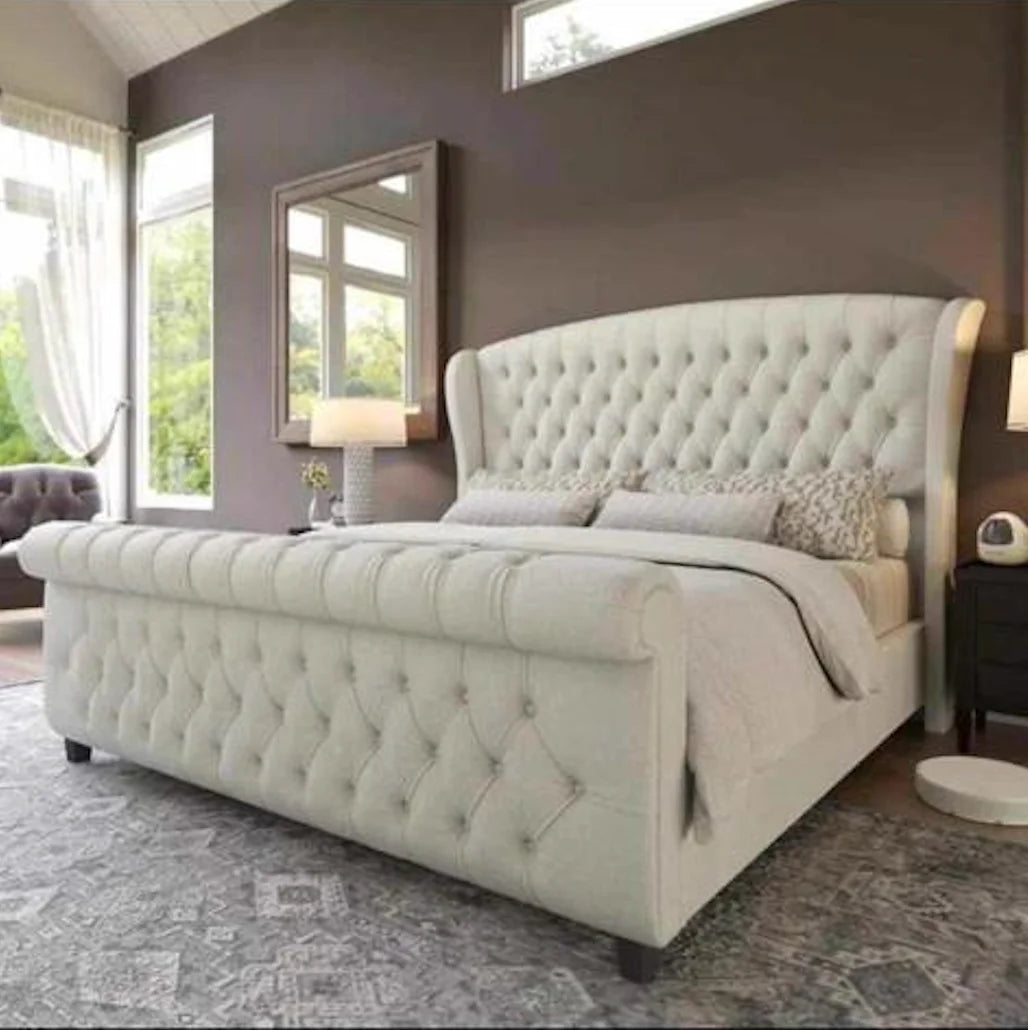 Sleigh Wing Bed
