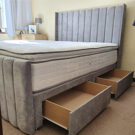 Lynx Wingback Footboard Bed
