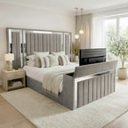Panel Mirror Tv Bed