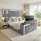 Panel Mirror Tv Bed