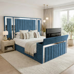 Panel Mirror Tv Bed