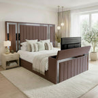 Panel Mirror Tv Bed
