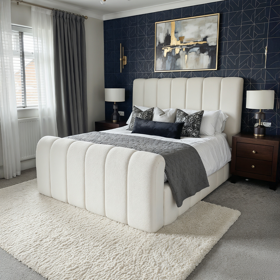 Tuxedo Footboard Channel bed