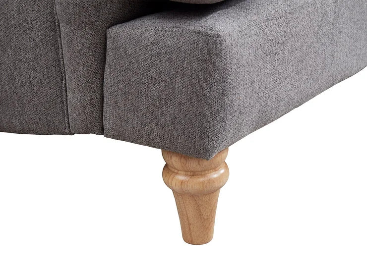 Belvadere 2 Seater Fabric Sofa – Grey