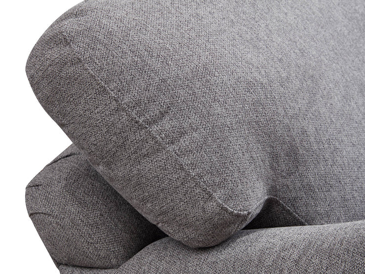 Belvadere 3 Seater Fabric Sofa – Grey