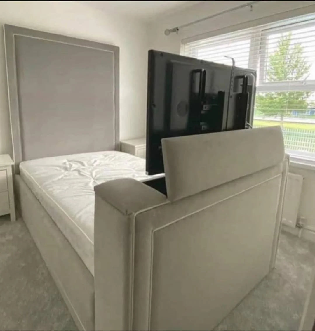 Plain Strip TV Bed