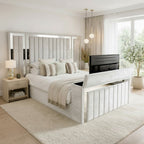 Panel Mirror Tv Bed
