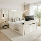 Panel Mirror Tv Bed