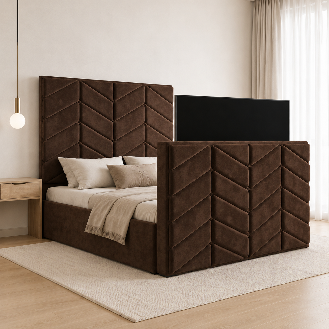 The Chevron TV Bed