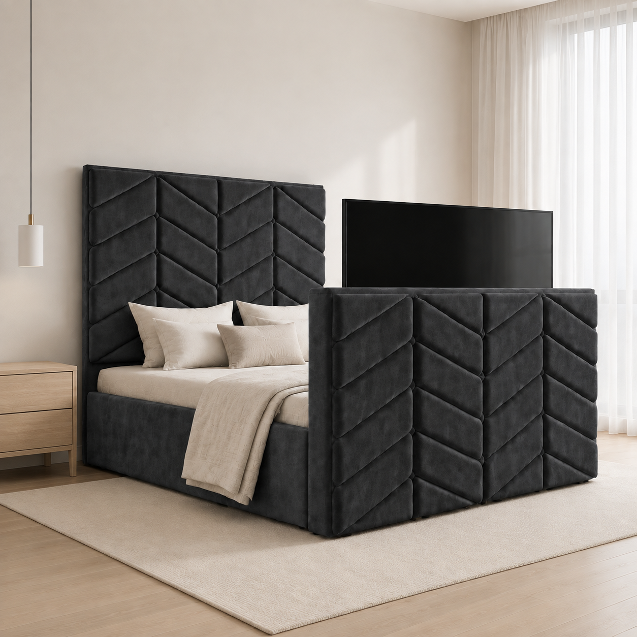The Chevron TV Bed
