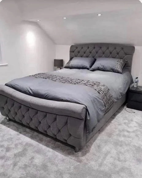 Sleigh Upholstery Bed
