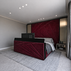The Monochrome Suite TV Bed
