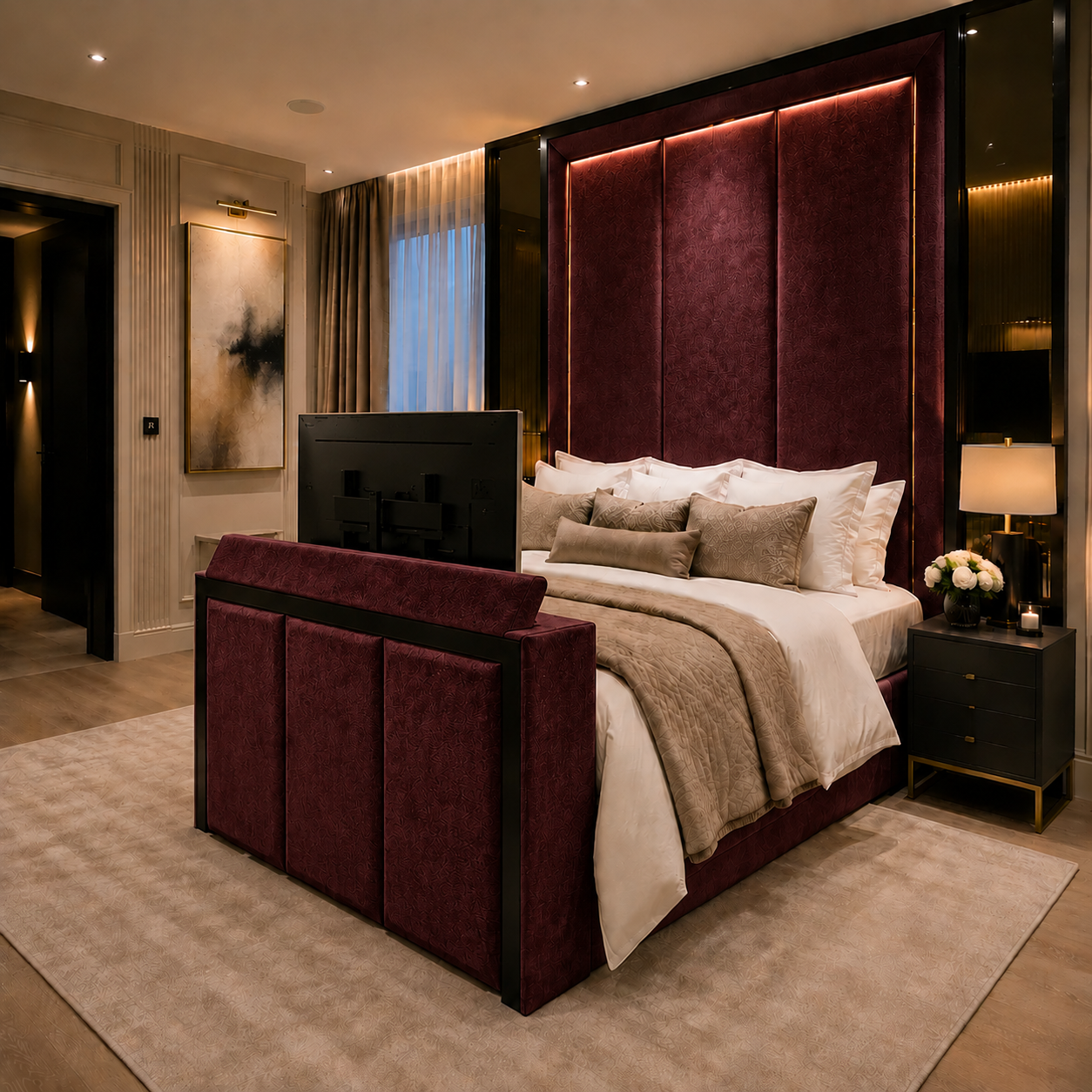 The Maison Royale TV Bed