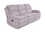 Bronte 3 Seater Recliner Sofa – Beige