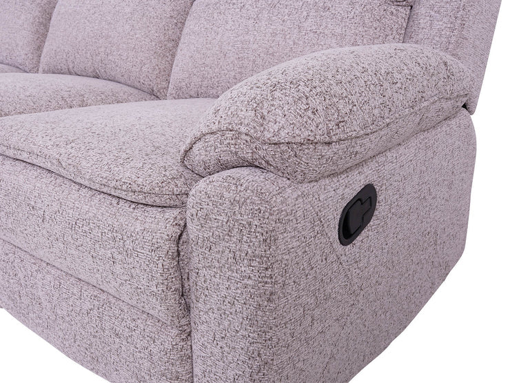 Bronte 3 Seater Recliner Sofa – Beige