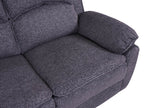 Bronte 3 Seater Recliner Sofa – Grey