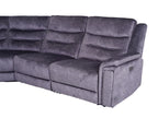 Berlin Dark grey Corner Sofa