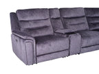Berlin Dark grey Corner Sofa