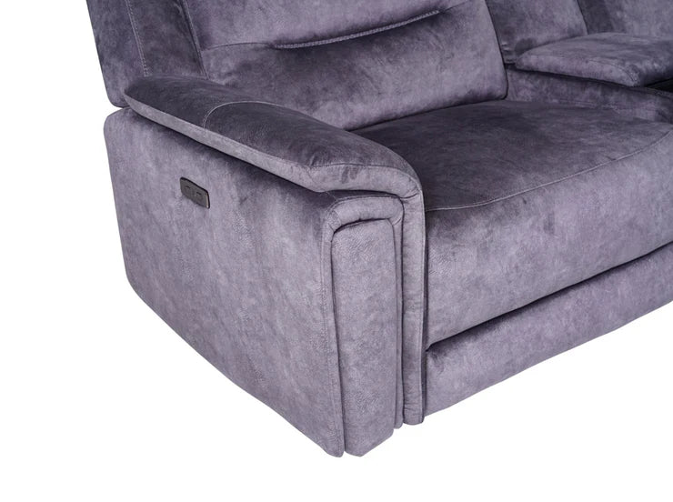 Berlin Dark grey Corner Sofa