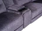 Berlin Dark grey Corner Sofa