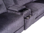 Berlin Dark grey Corner Sofa