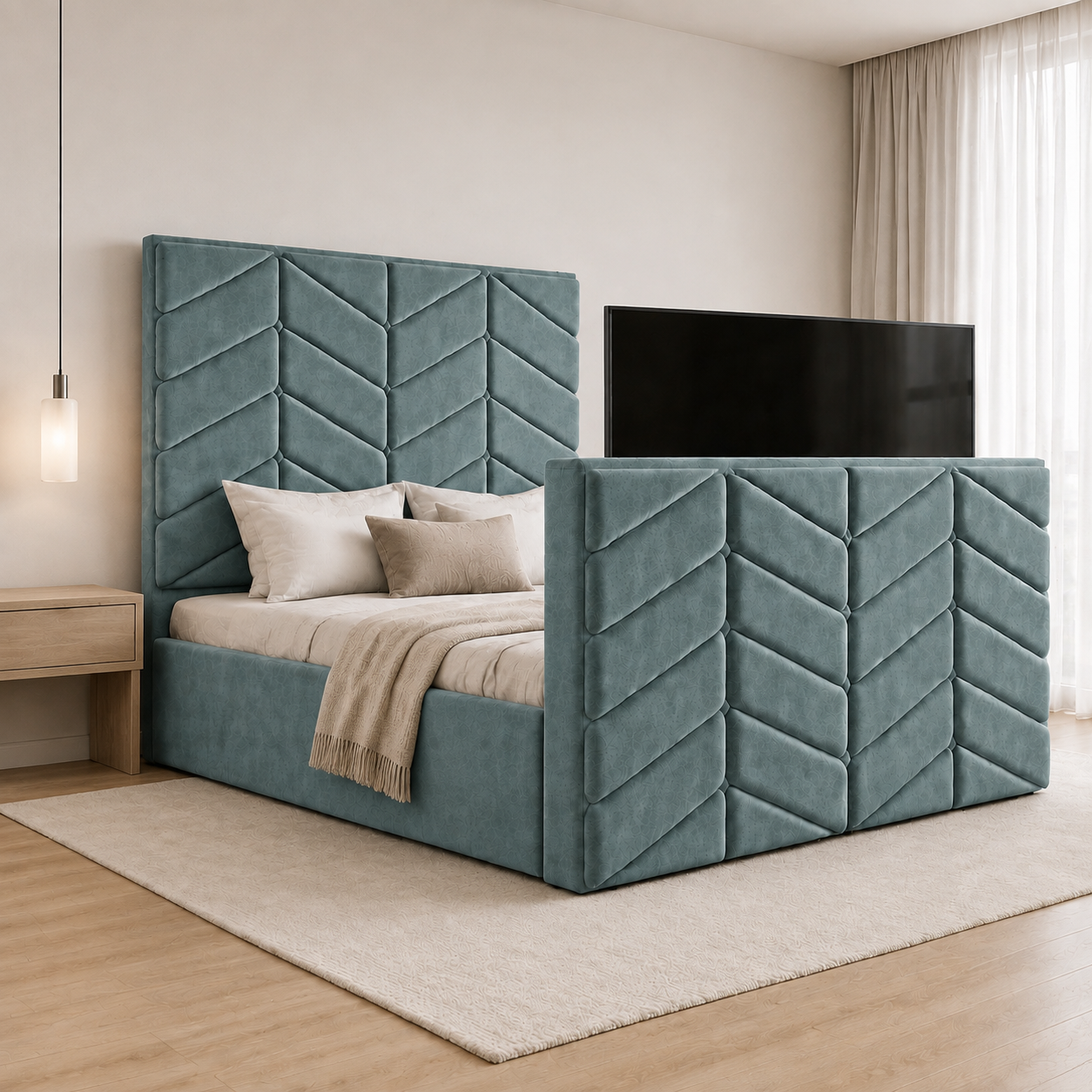 The Chevron TV Bed