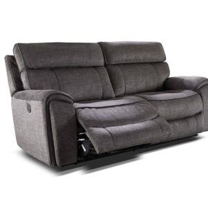 Brooklyn 3 Seater Recliner Sofa Grey