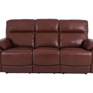 Salisbury 3 Seater Power Recliner Sofa - Brown