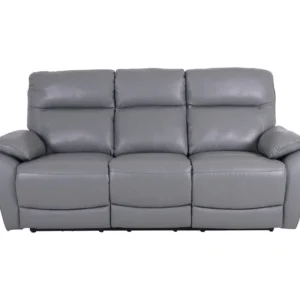 Salisbury 3 Seater Power Recliner Sofa - Steel