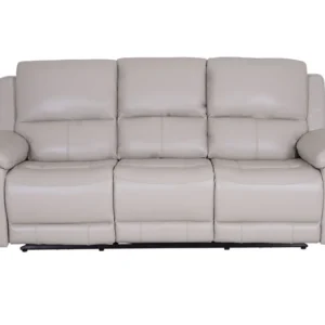Valdez 3 Seater Power Recliner Cream